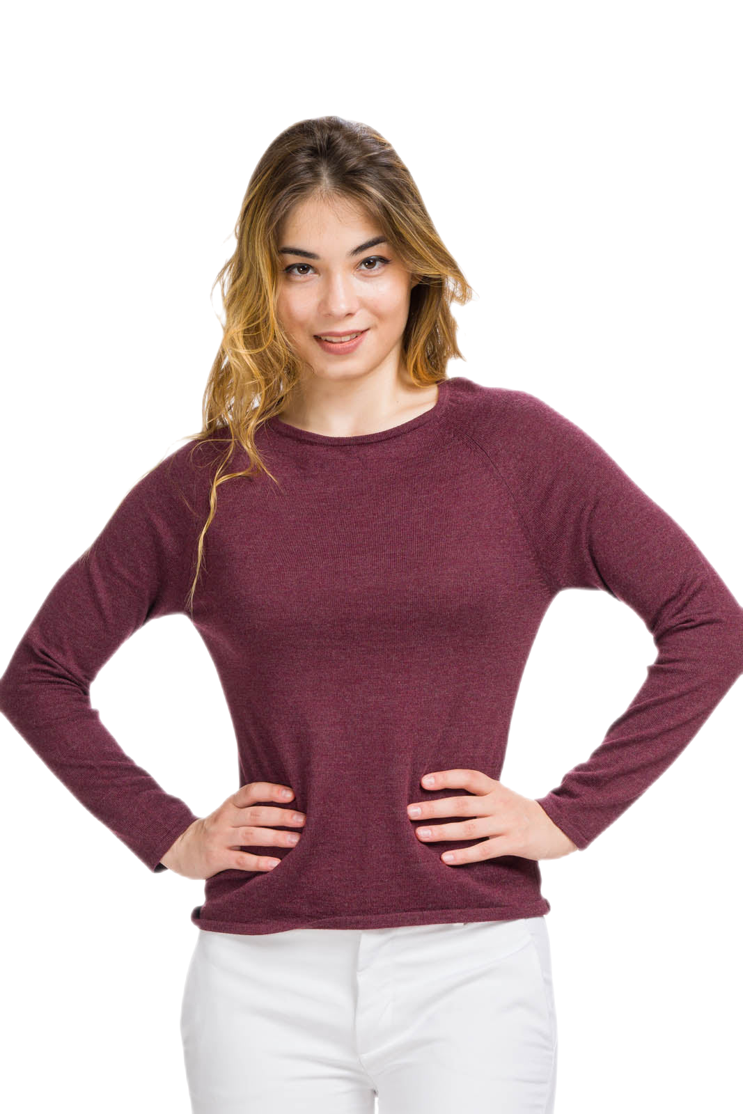 Gioconda: women's boat neck sweater