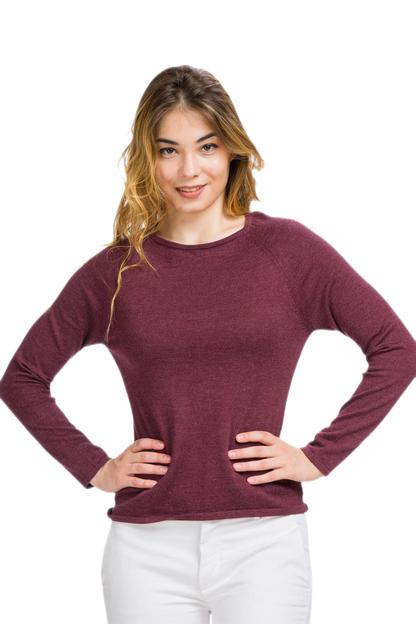 Gioconda: women's boat neck sweater
