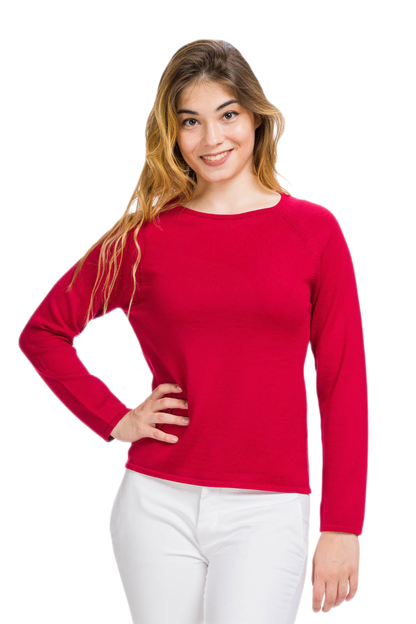 Gioconda: women's boat neck sweater