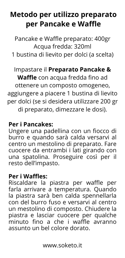 Mezcla para Pancakes & Waffles SoKeto – Sabor irresistible, 1% de azúcares!