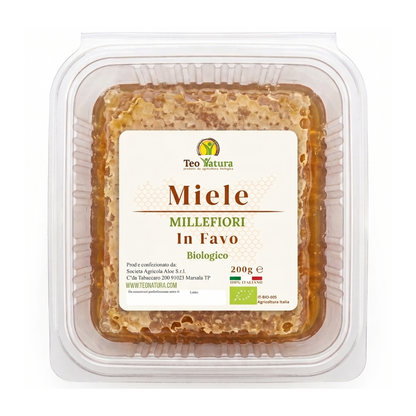 Bio-Millefiori-Honig im Wabenstück (200g)