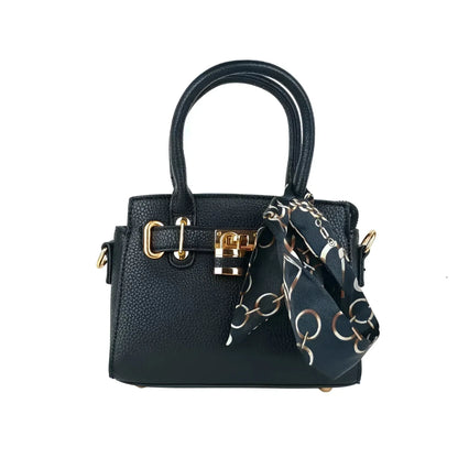 Mini Bag in Ecopelle Finiture Oro