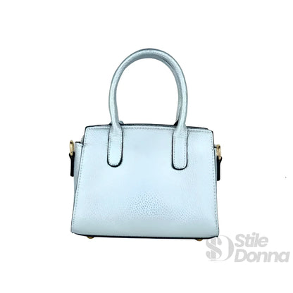 Mini Bag in Ecopelle Finiture Oro