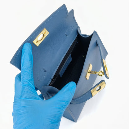 Mini Beky Tasche aus echtem Leder