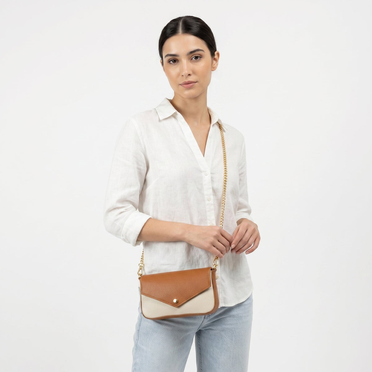 Monica Borsa a Secchiello in Vera Pelle