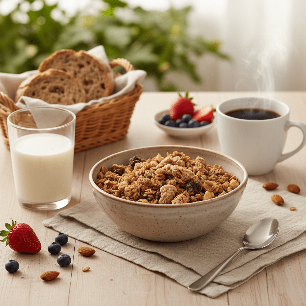 Muesli croquant Noisettes et Raisins secs - Cavanna
