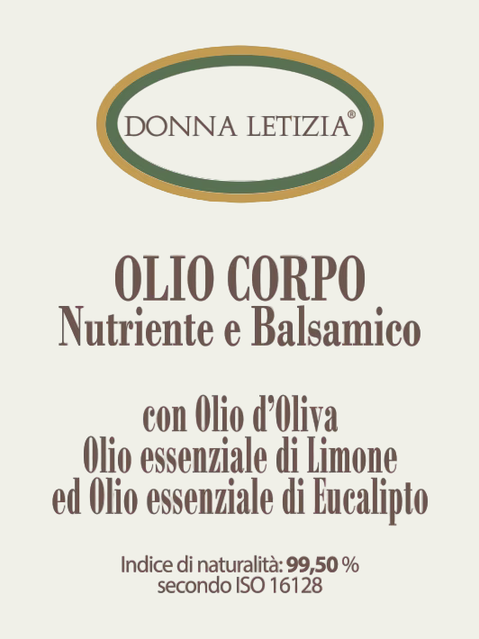 Aceite corporal nutritivo con aceite de oliva y limón