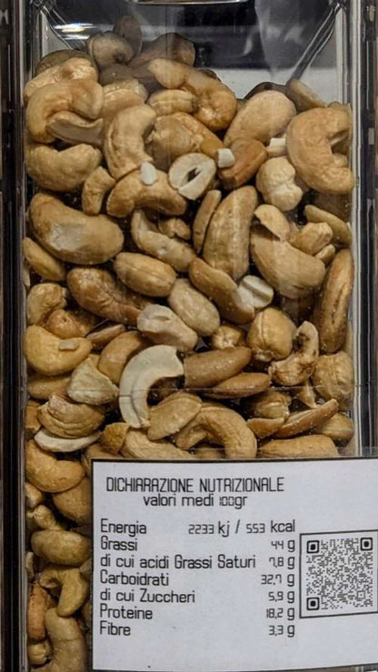 Anacardi tostati al naturale qualità premium