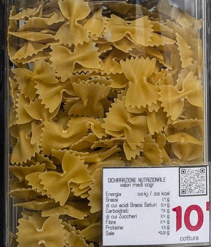 Farfalle Biologiche di grano duro