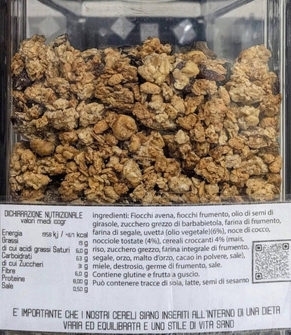 Muesli croquant Noisettes et Raisins secs - Cavanna