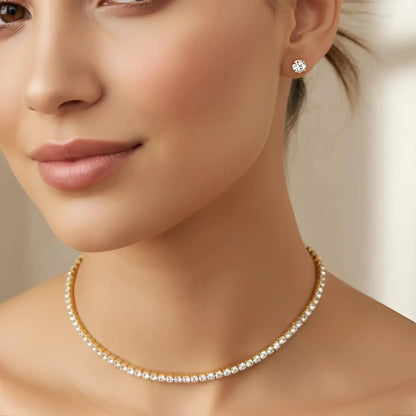 Parure Collana Oro e Orecchini a Lobo