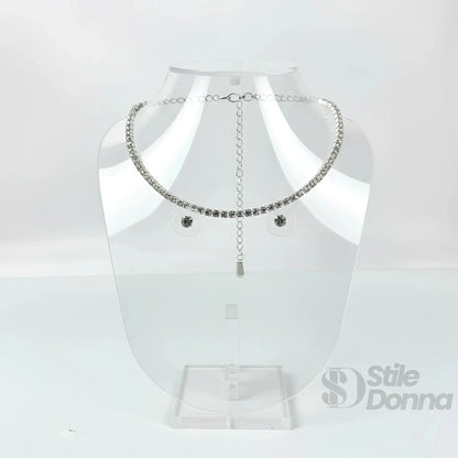 Parure Collana Oro e Orecchini a Lobo