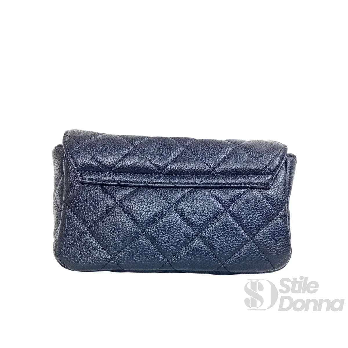 Clutch pouch de couro sintético com corrente