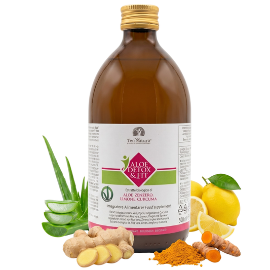 Organic Supplement Aloe Vera, Ginger, Lemon, and Turmeric