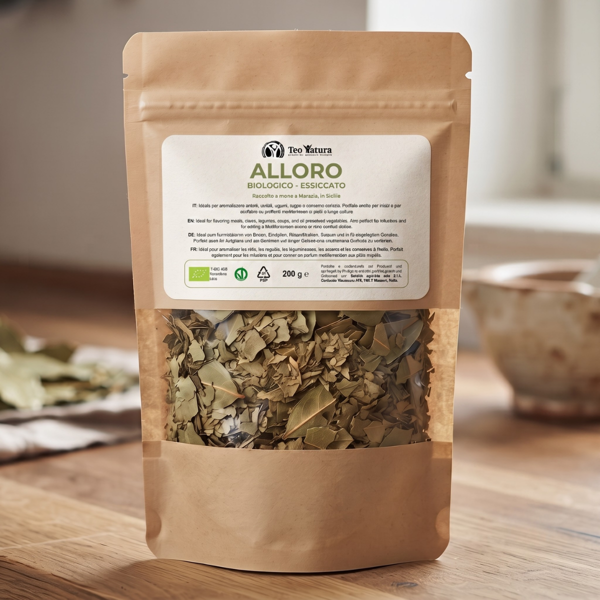 Getrocknete Bio-Lorbeerblätter 200 g