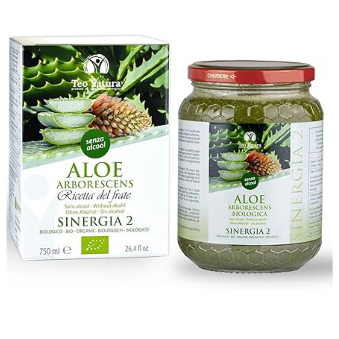 Aloe Arborescens Padre Zago sin Destilado - SINERGIA 2 - 750ml