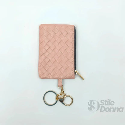 Mini-portefeuille tressé Ruby