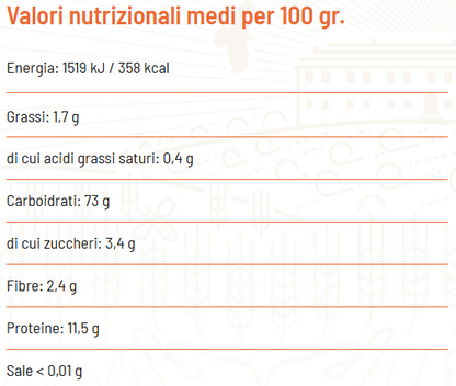 Organic Rough Extrusion Risoni - Girolomoni