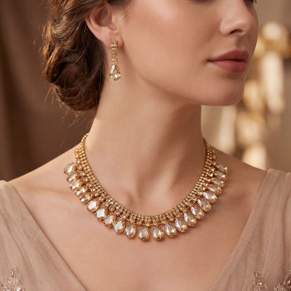 Conjunto Royal Cascade de Colar e Brincos