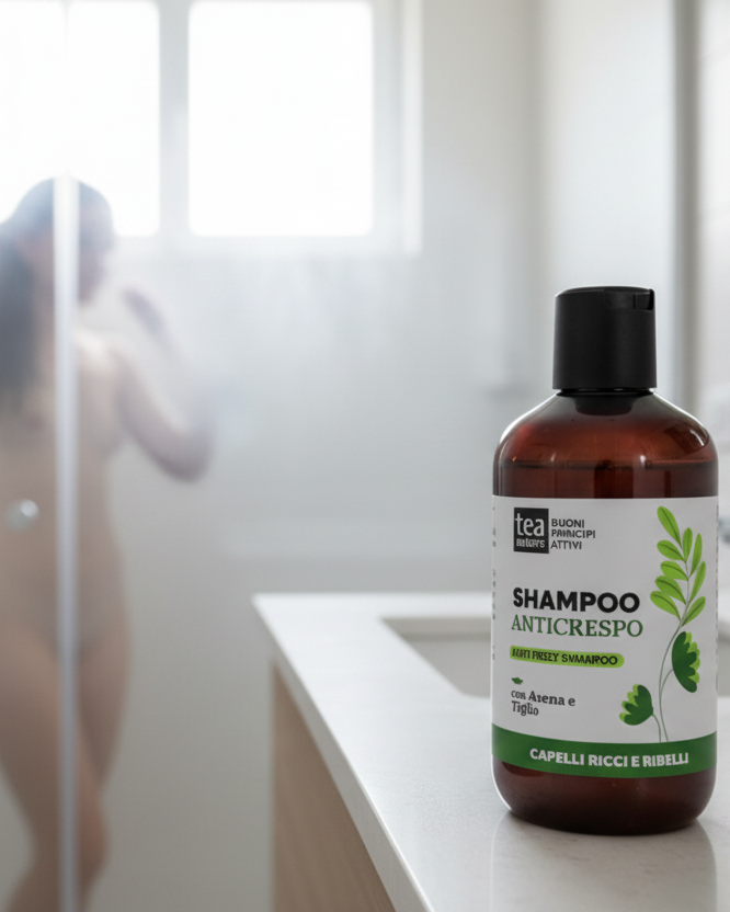 Champú Antiencrespamiento Cuidado del Cabello - TeaNatura