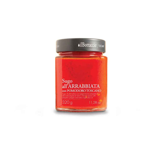 Salsa arrabbiata con tomate toscano 320gr.