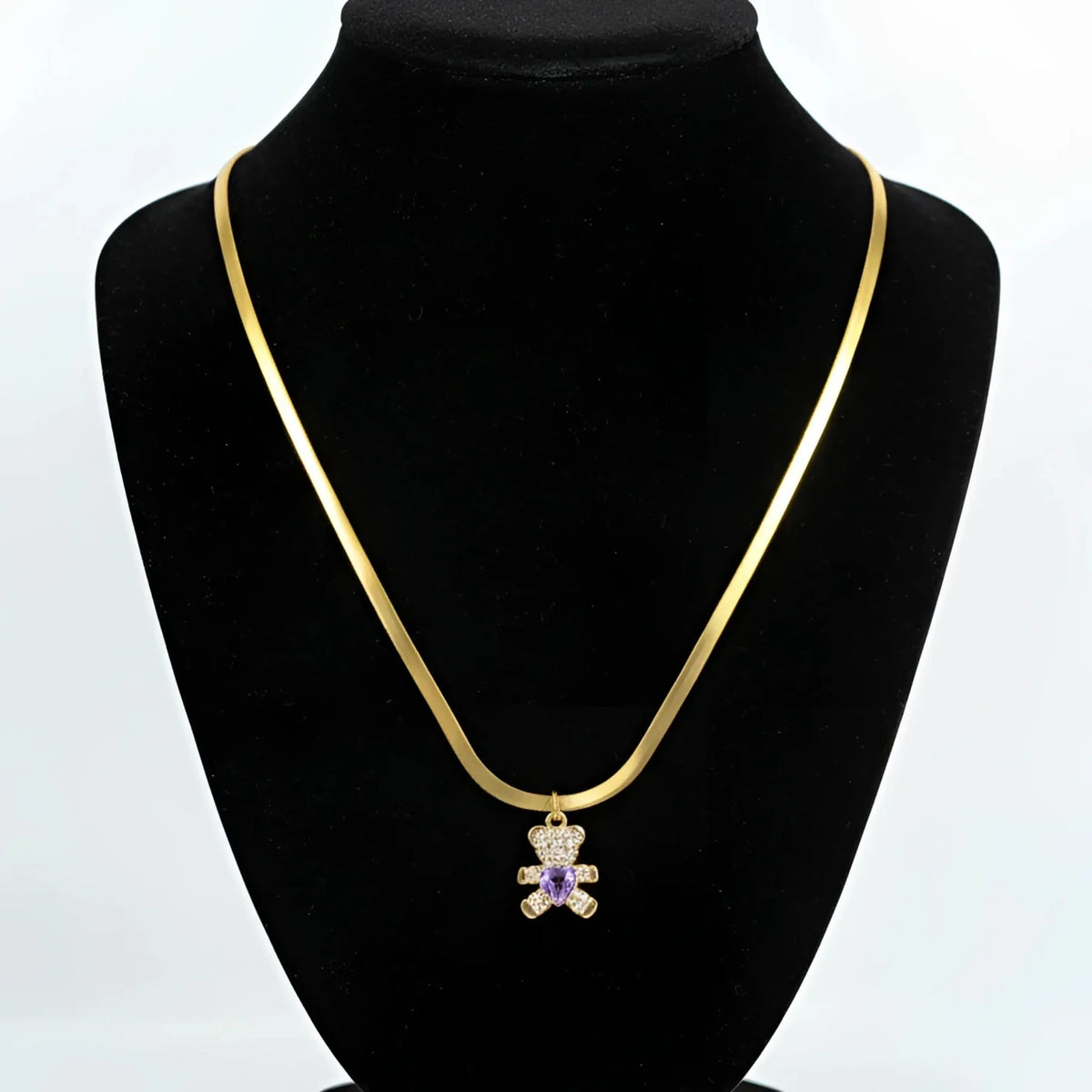 Sweetheart Bear Pendant Necklace