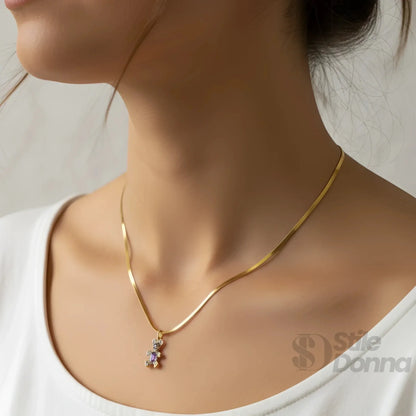 Sweetheart Bear Pendant Necklace