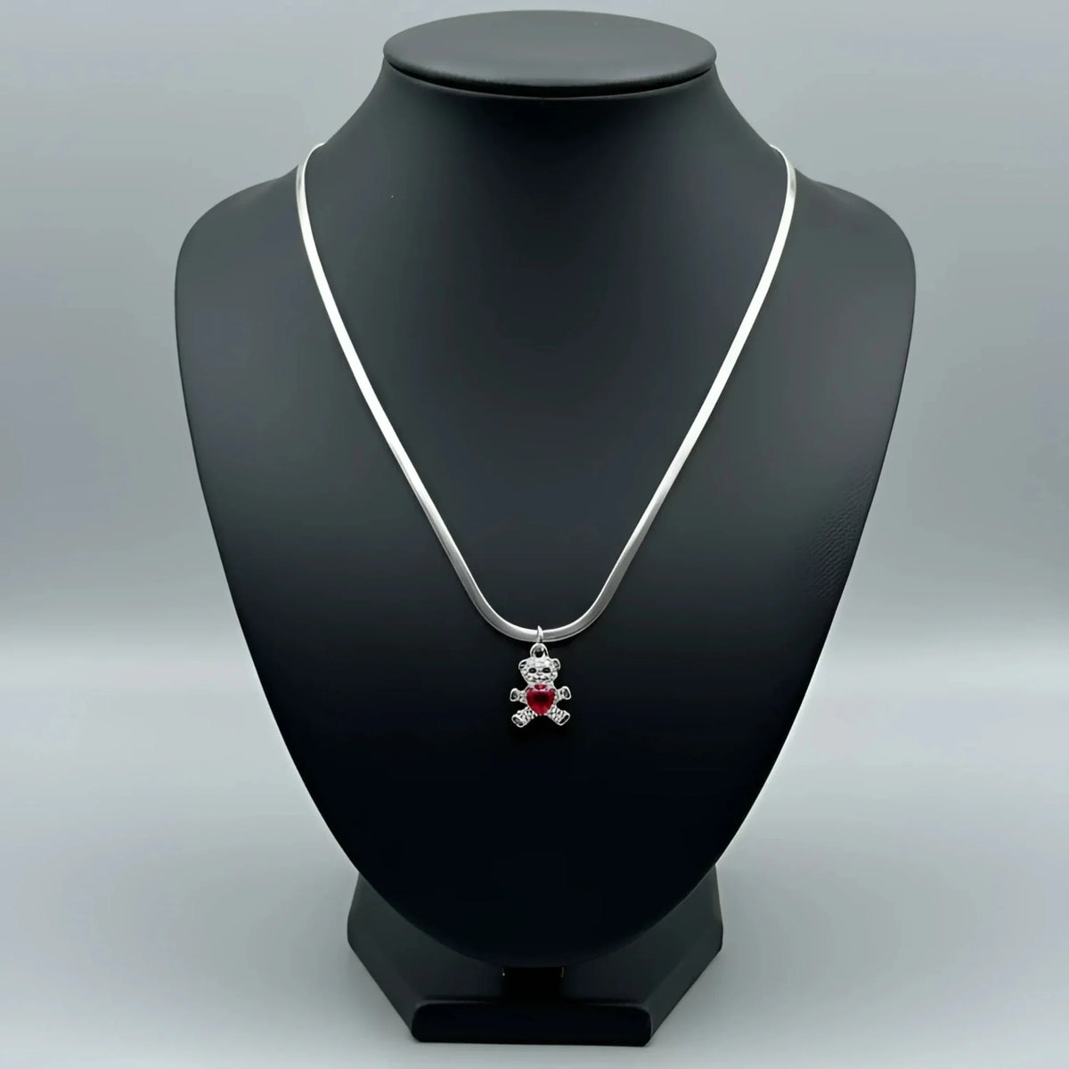 Sweetheart Bear Pendant Necklace