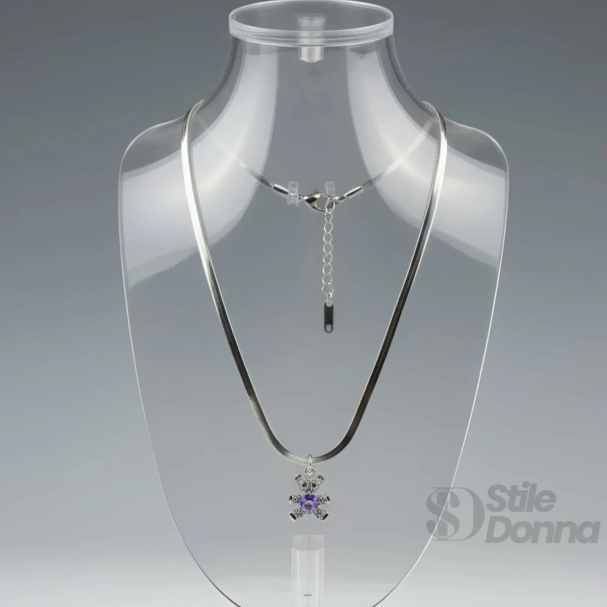 Sweetheart Bear Pendant Necklace