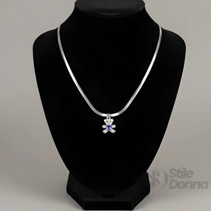 Sweetheart Bear Pendant Necklace