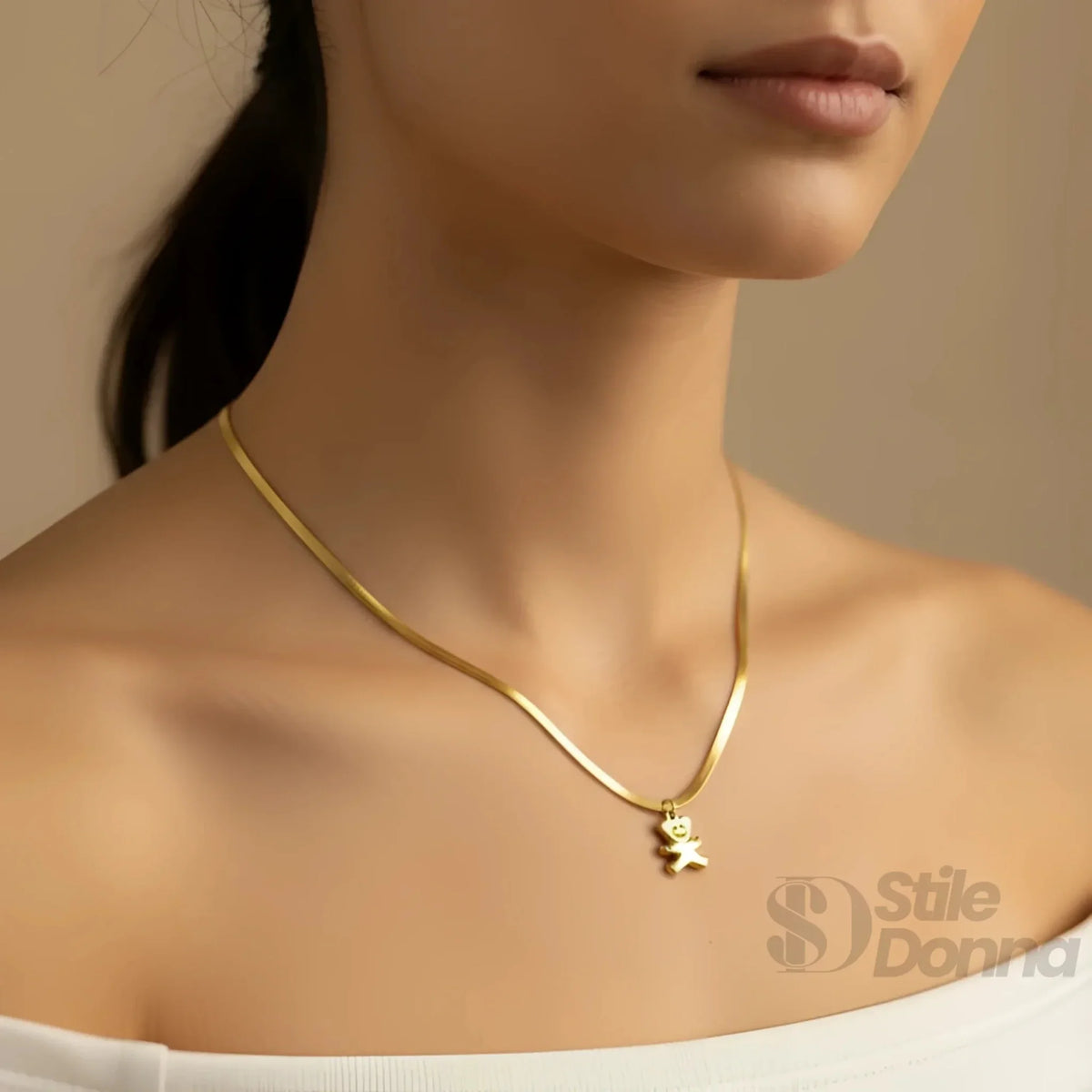 Sweetheart Bear Pendant Necklace