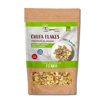 Chufa Flakes al Naturale BIO | Fiocchi da colazione 180g