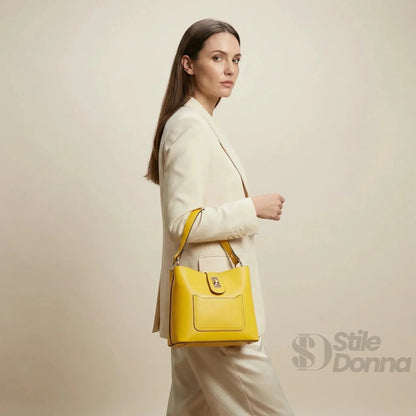 Bolsa Aura de couro legítimo