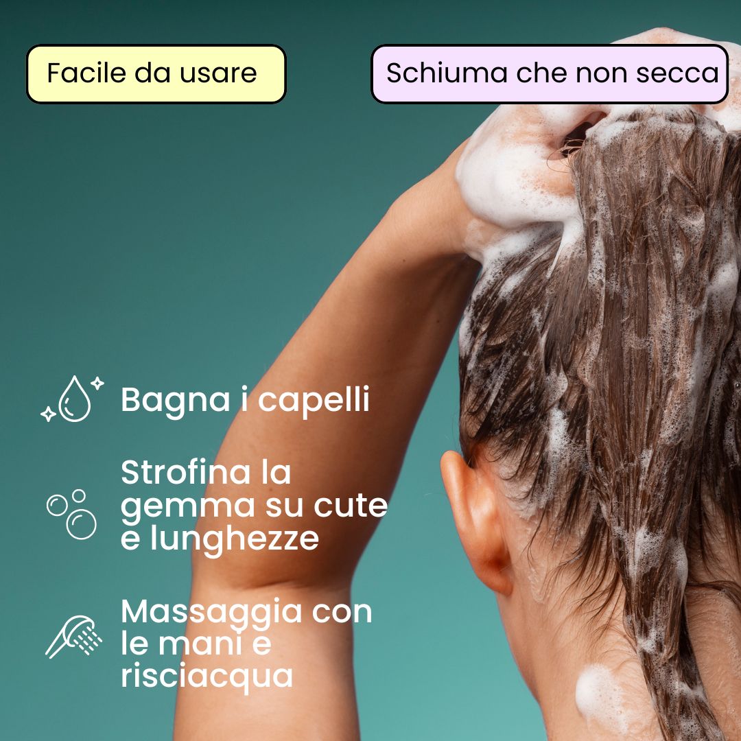 Belebendes festes Shampoo