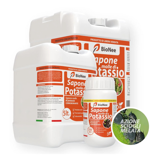 Sabão Potássico para Plantas (5 Litros) – Inseticida de Ação Imediata contra Pulgões e Cochonilhas, com Efeito Fortalecedor Natural e Ação de Limpeza da Melada
