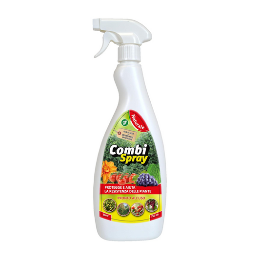 Aceite de neem + jabón suave de potasio spray - potenciador de las defensas de las plantas, natural orgánico 750 ml