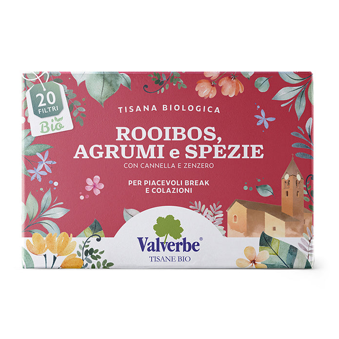 Rooibos Agrumes et Épices Bio Valverbe 30g - 20 Filtres