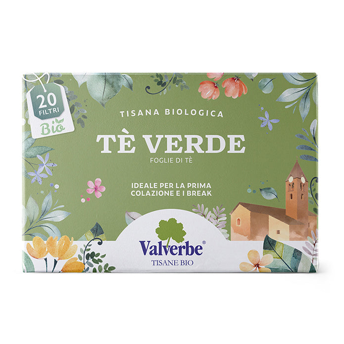 Chá Verde Orgânico Valverbe 30g - 20 Filtros