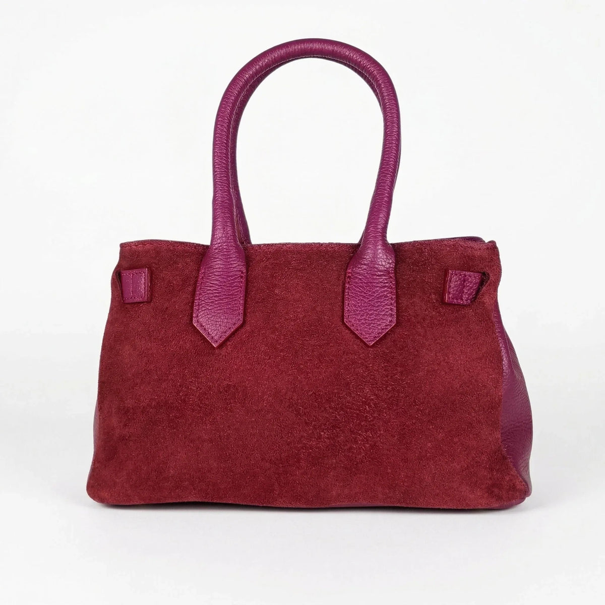 Velinara Borsa Scamosciata Bordeaux