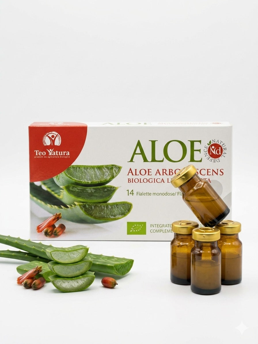 Organic Freeze-Dried Aloe Arborescens | ALOE ND | Concentrated Supplement - 14 Vials