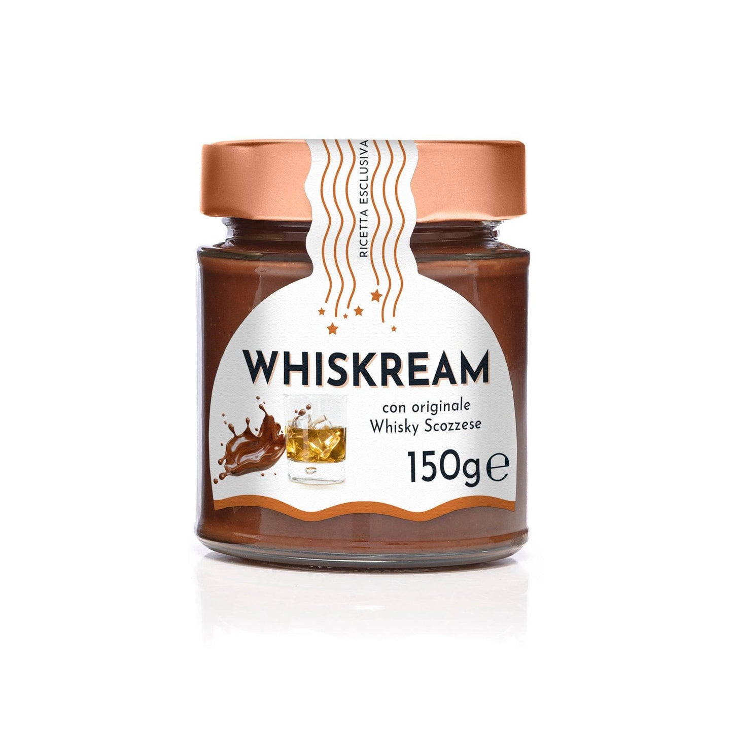 Whyskream – Crème à tartiner au chocolat noir et au whisky – 150 g