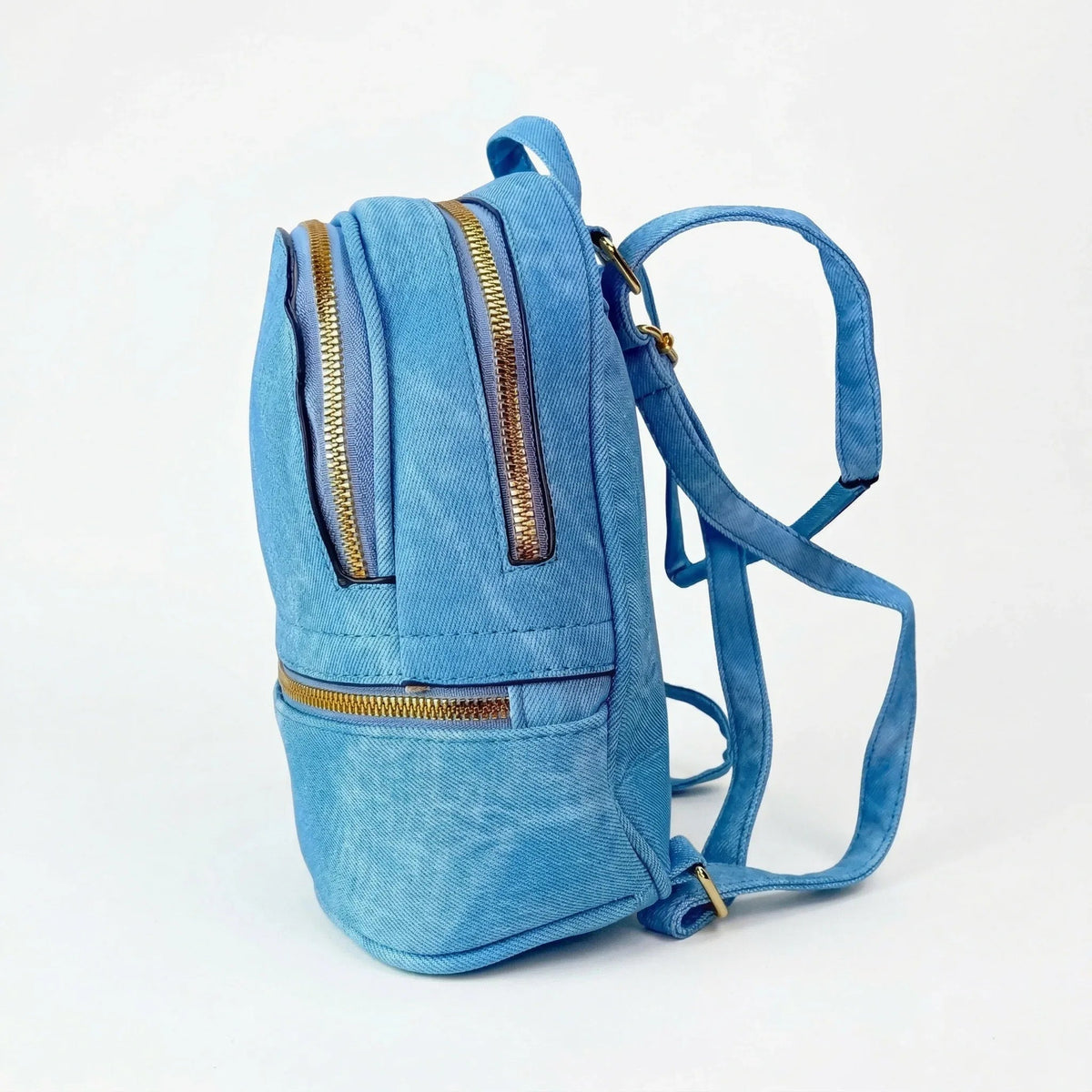 Blue Denim Mini Backpack