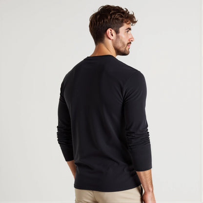 Alassio: camiseta masculina de manga longa