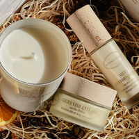 Confezione Regalo Crema Viso Anti-Age, Siero Contorno Occhi e Candela