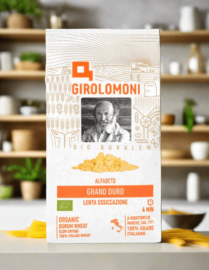 Alfabeto BIO trafilatura rugosa - Girolomoni