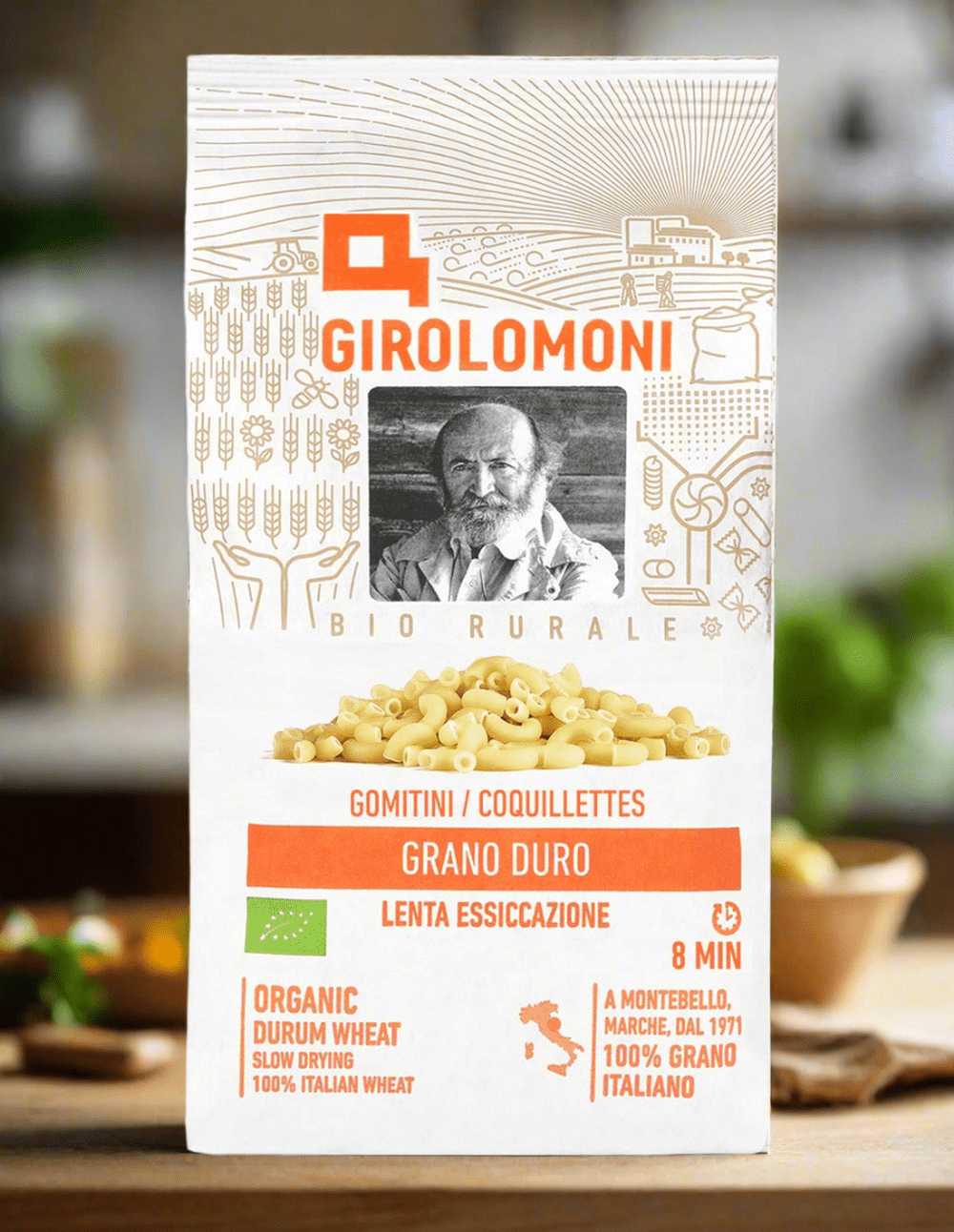 Organic Rough Extrusion Small Elbow Pasta - Girolomoni