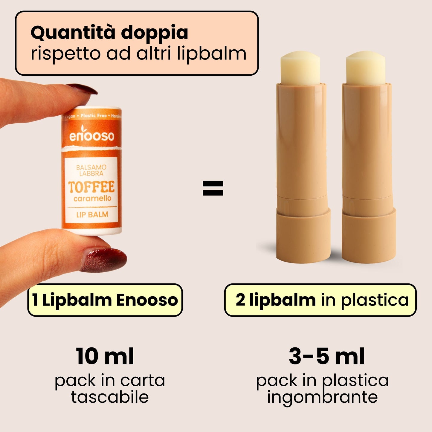 Balsamo Labbra TOFFEE - Caramello