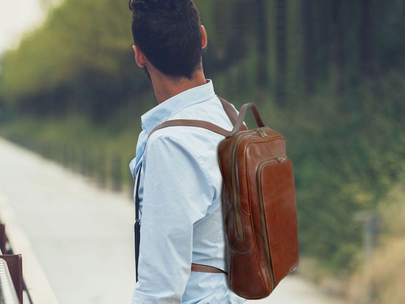 Bangkok – Zaino Porta Laptop in Pelle Opaca | TL141793