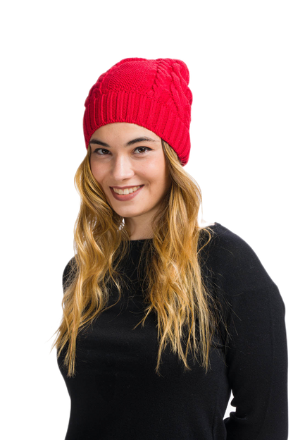 Betty: boina feminina em lã virgem merino