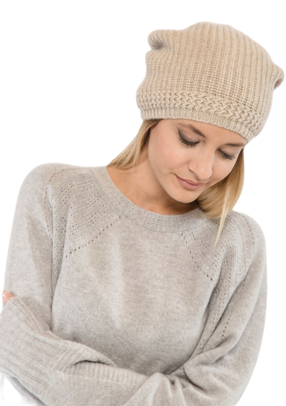 Mais Donna: cashmere and wool cap